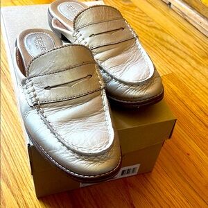 Sperry Gold Loafer Slides